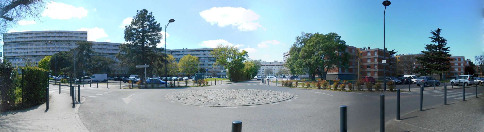 Rond point rue Paul Gauguin, rue Francisco de Goya