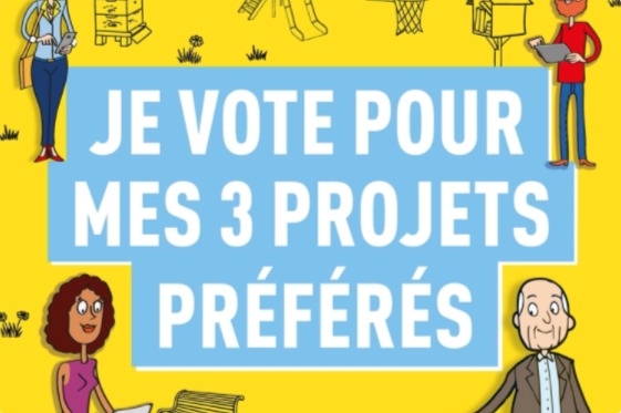 Je vote pour mes 3 projets préferés