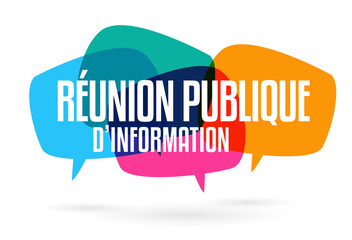 Reunion publique dinformation