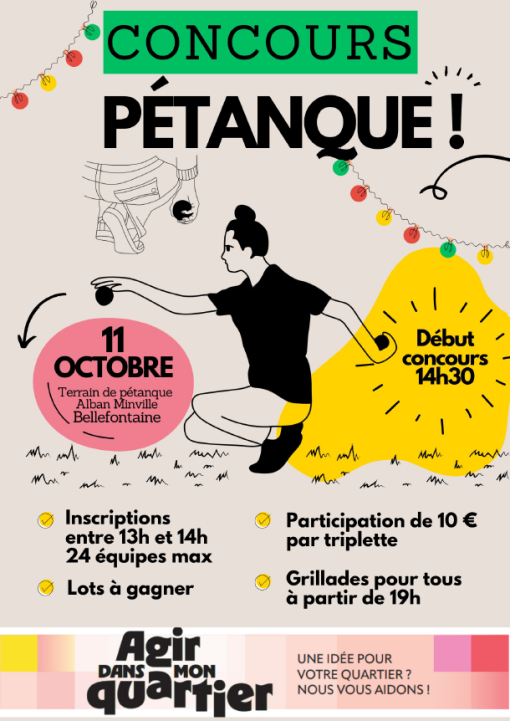 Concours de petanque 11 octobre